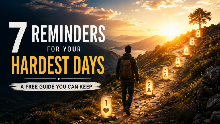 7 Reminders for Your Hardest Days (A Free Guide You Can Keep)