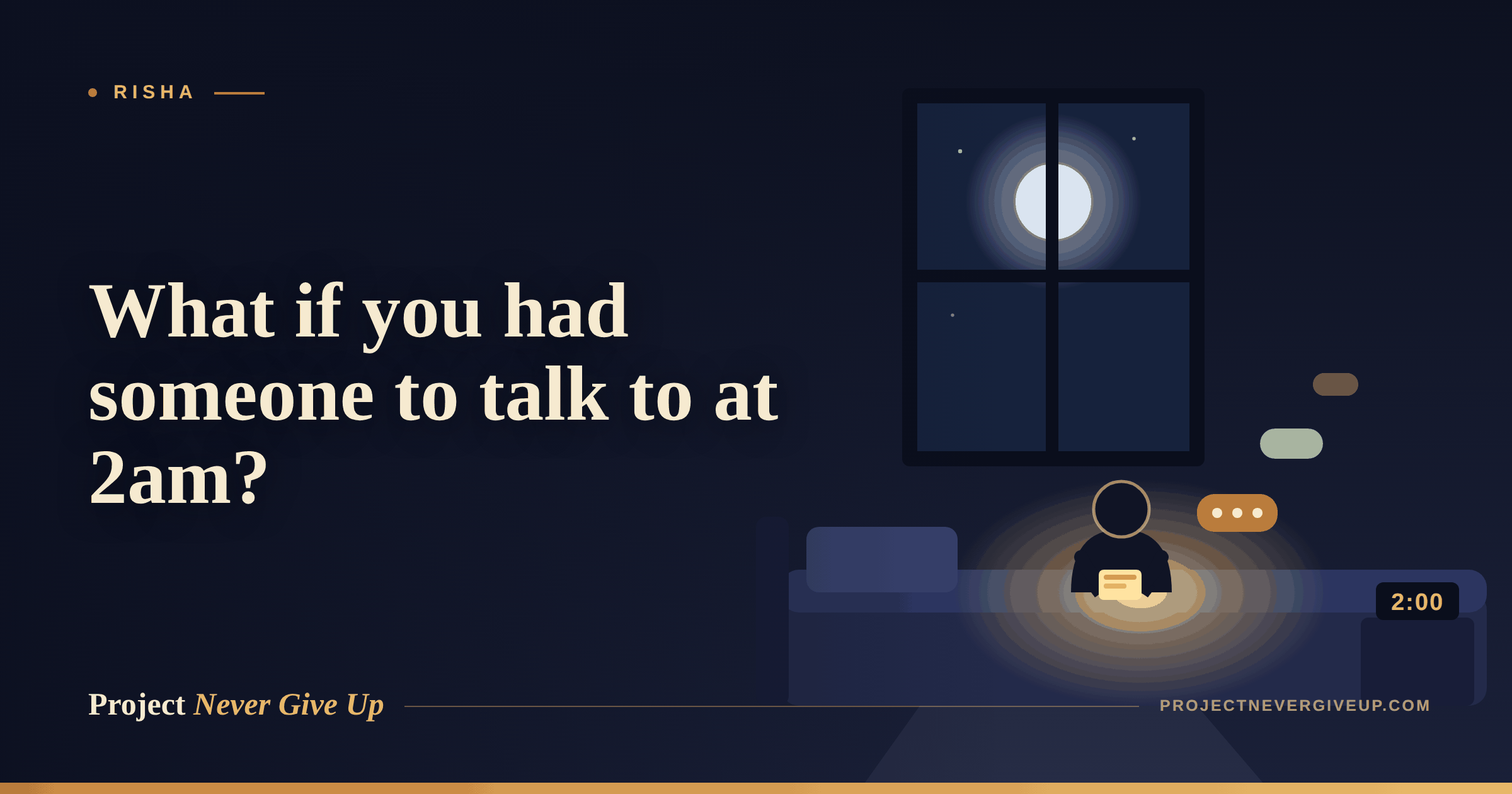 What If You Had Someone to Talk to at 2am, When Everything Feels Too Heavy?