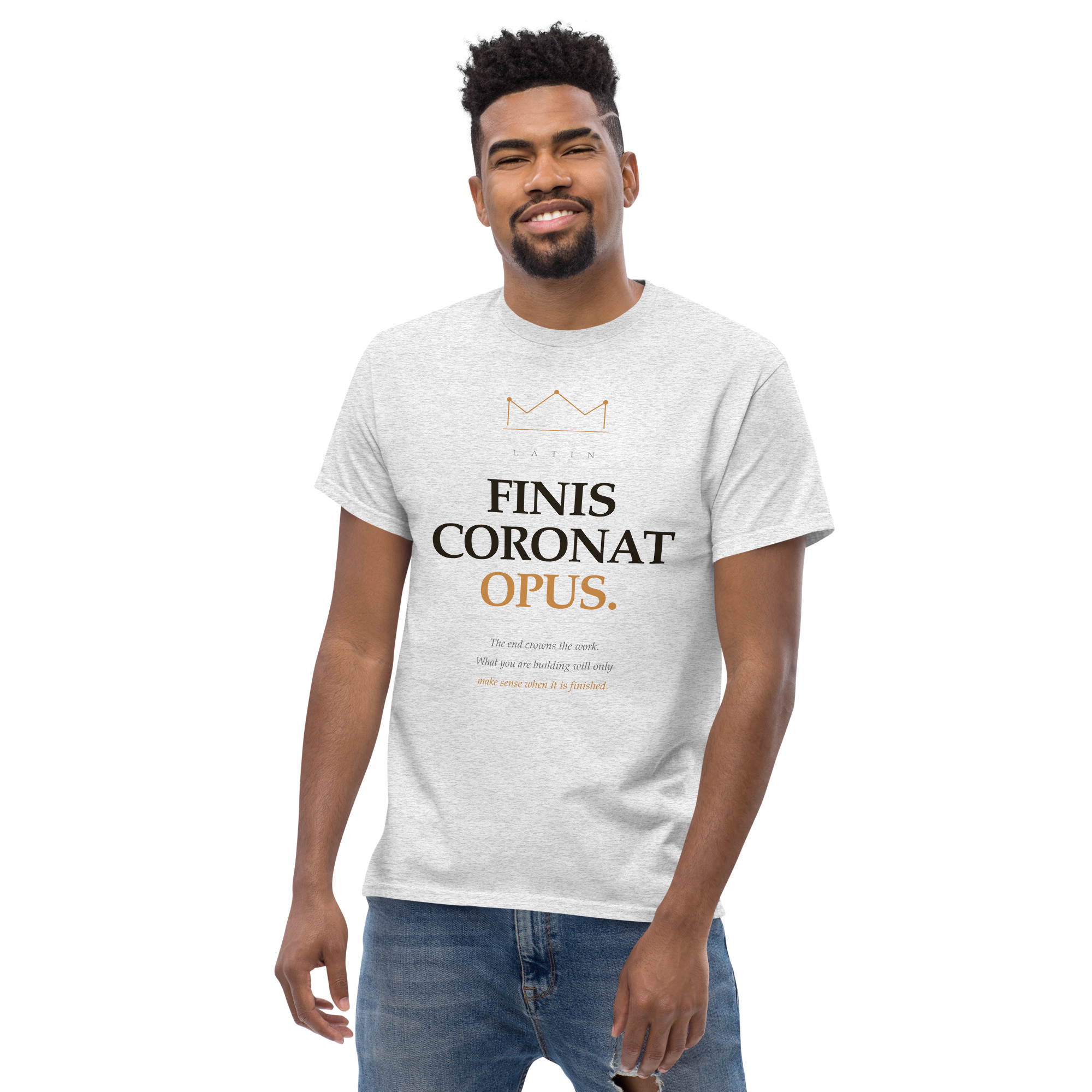 Finis Coronat Unisex classic tee - Image 89