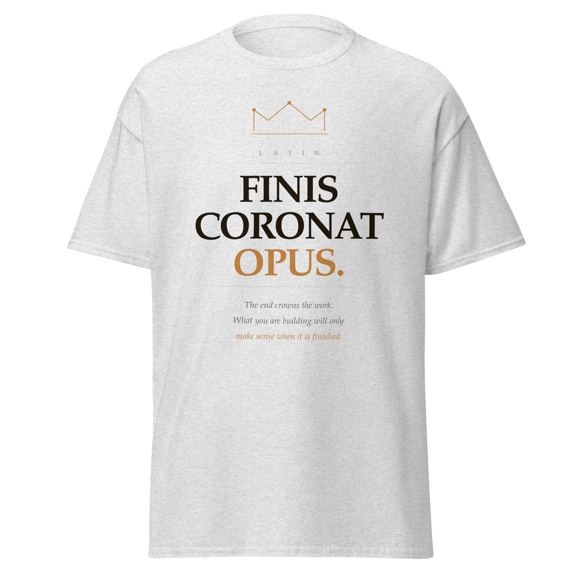 Finis Coronat Unisex classic tee - Image 5