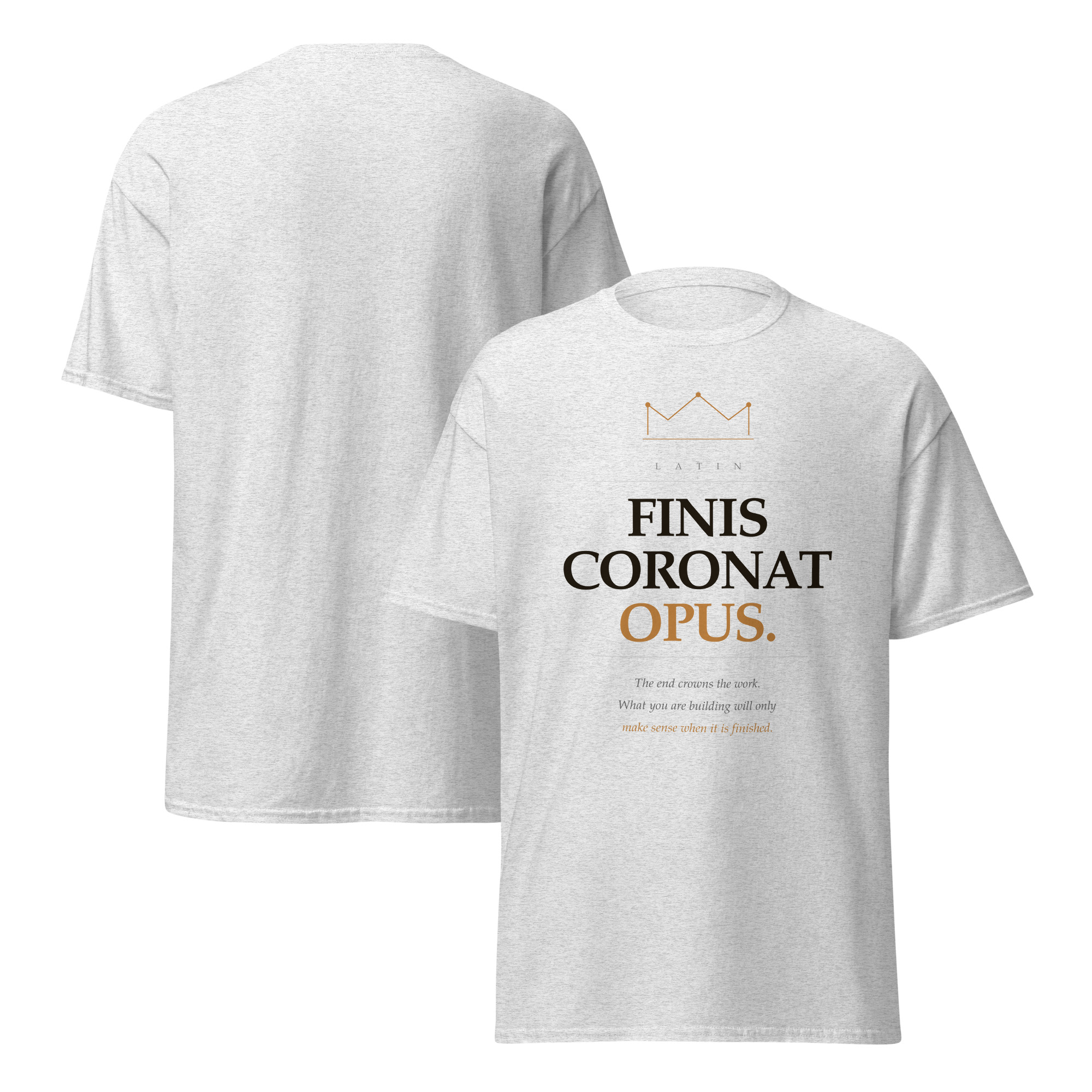 Finis Coronat Unisex classic tee - Image 17