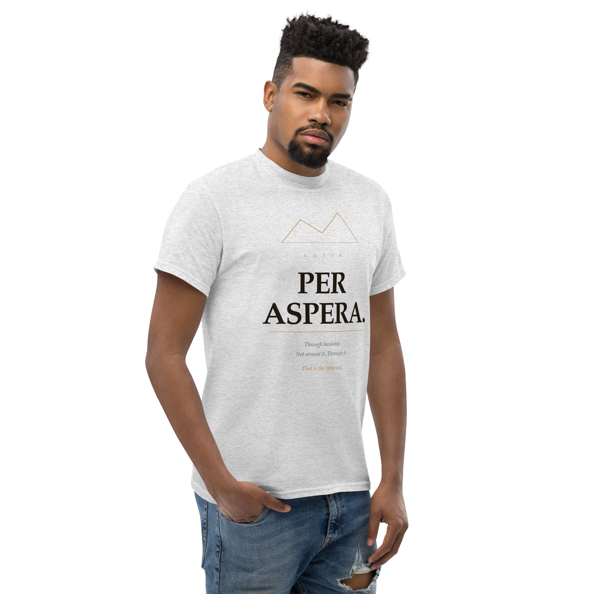 Per Aspera Unisex classic tee - Image 87