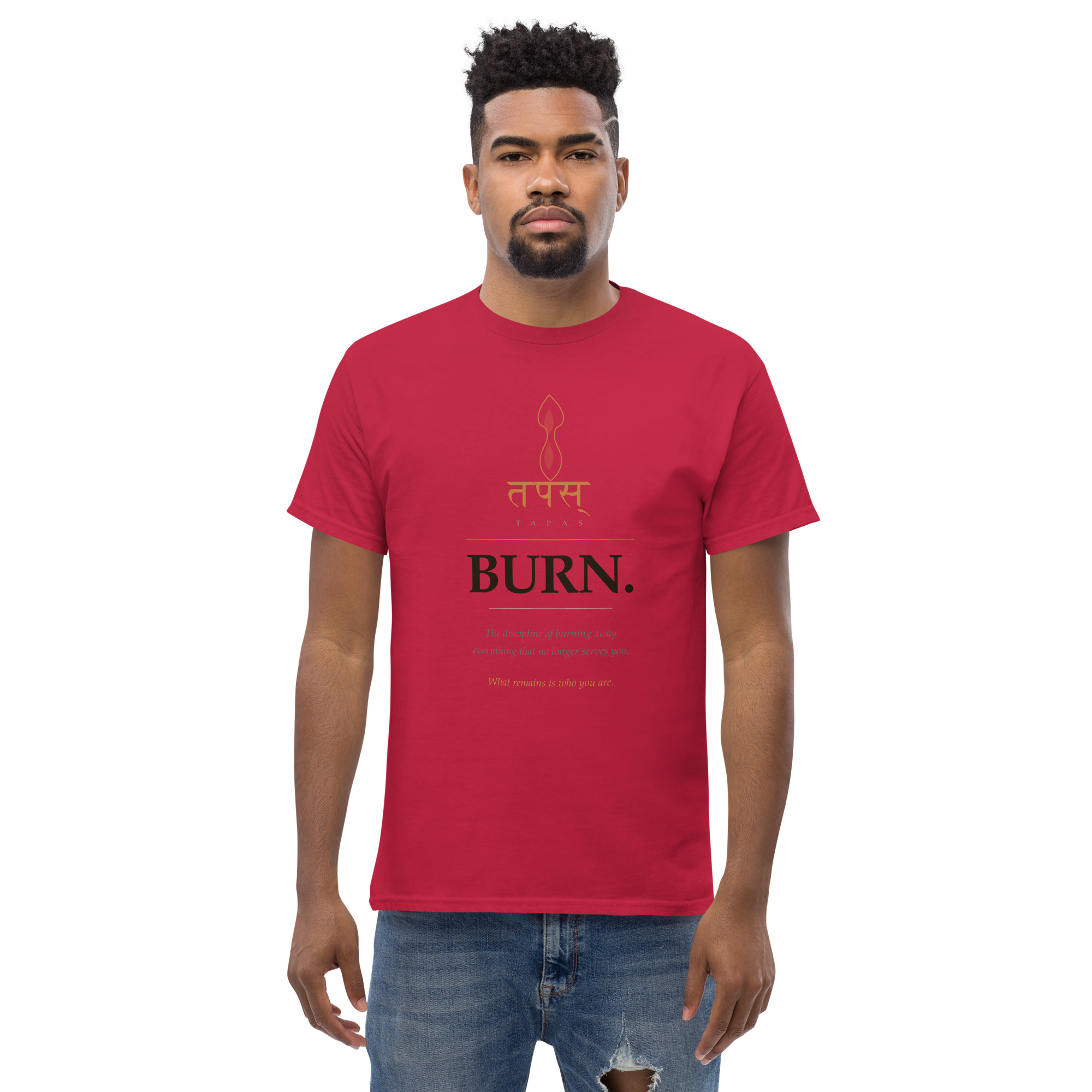 Burn Unisex classic tee - Image 9
