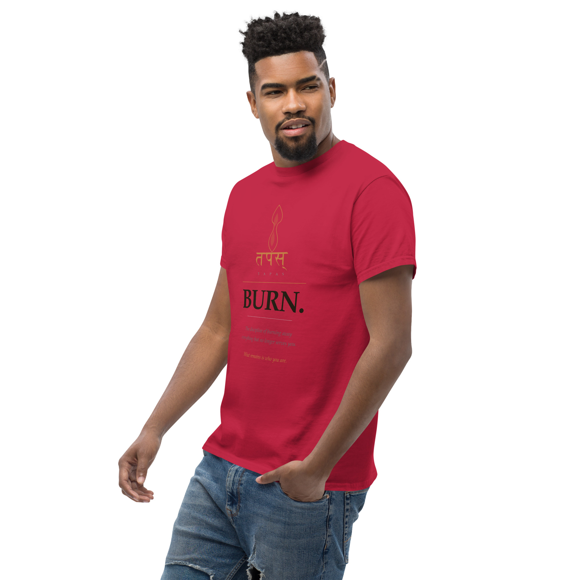 Burn Unisex classic tee - Image 37