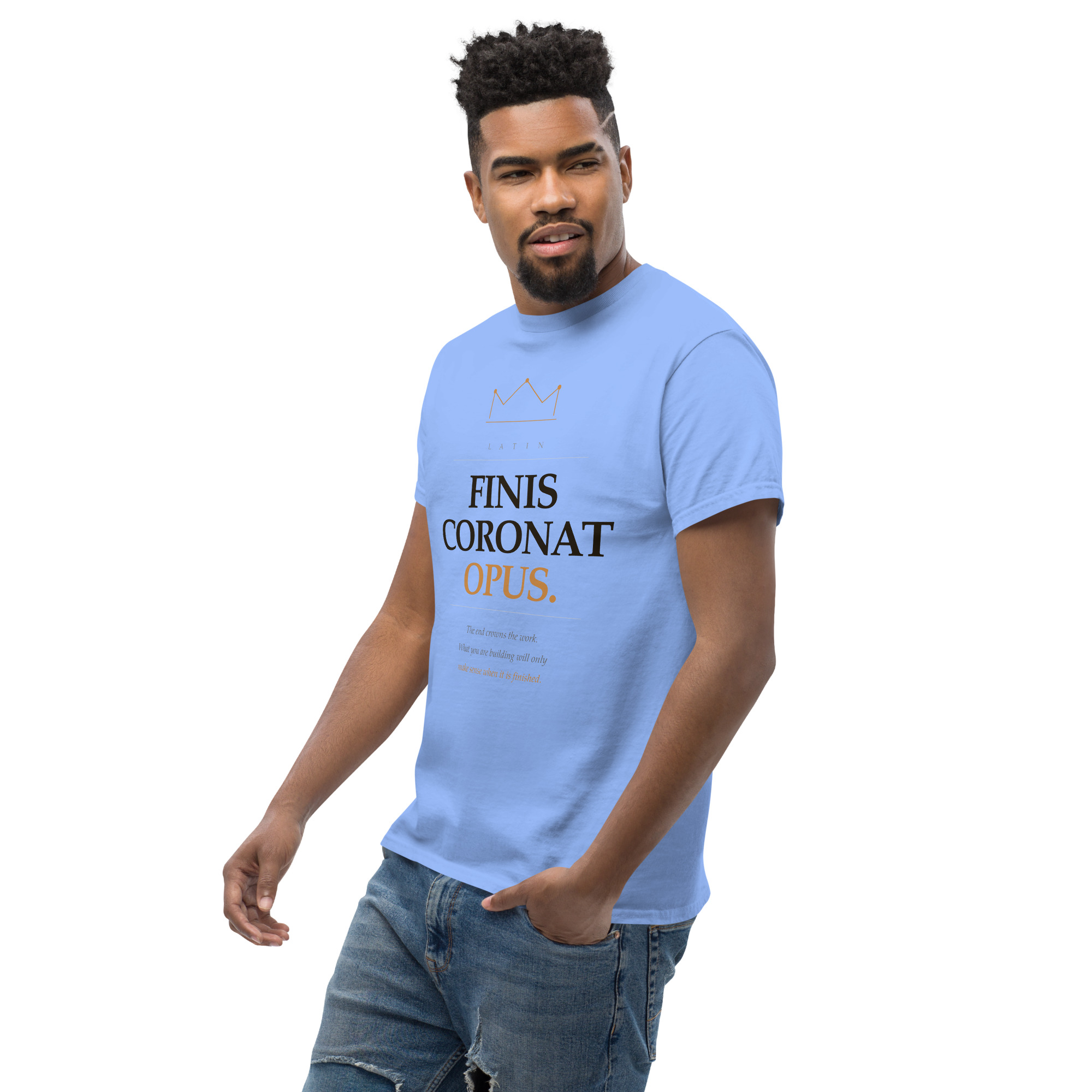 Finis Coronat Unisex classic tee - Image 59