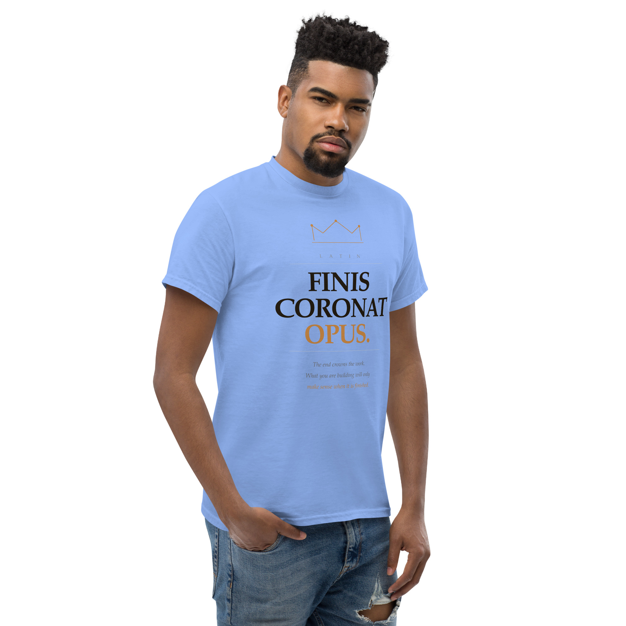 Finis Coronat Unisex classic tee - Image 68