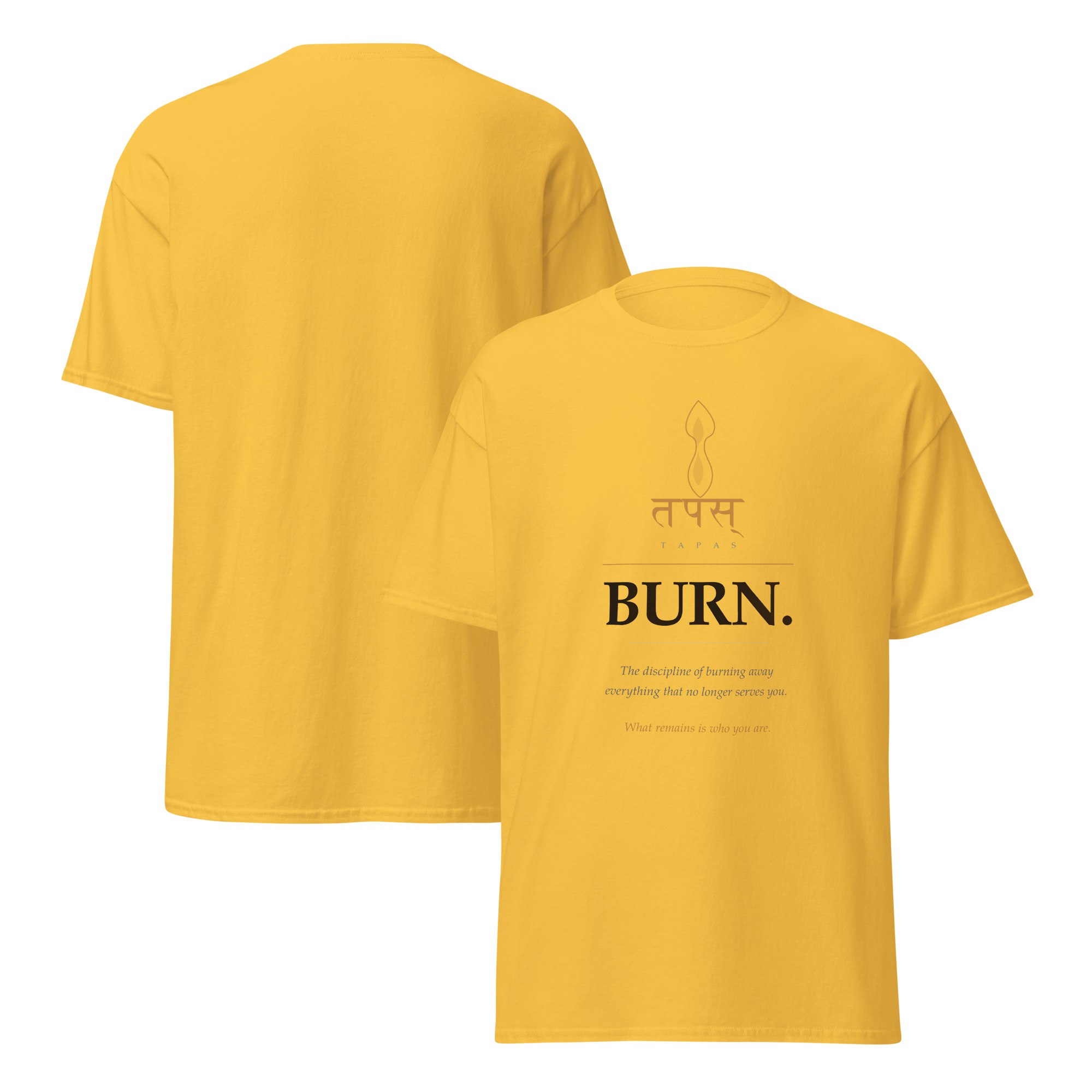 Burn Unisex classic tee - Image 5