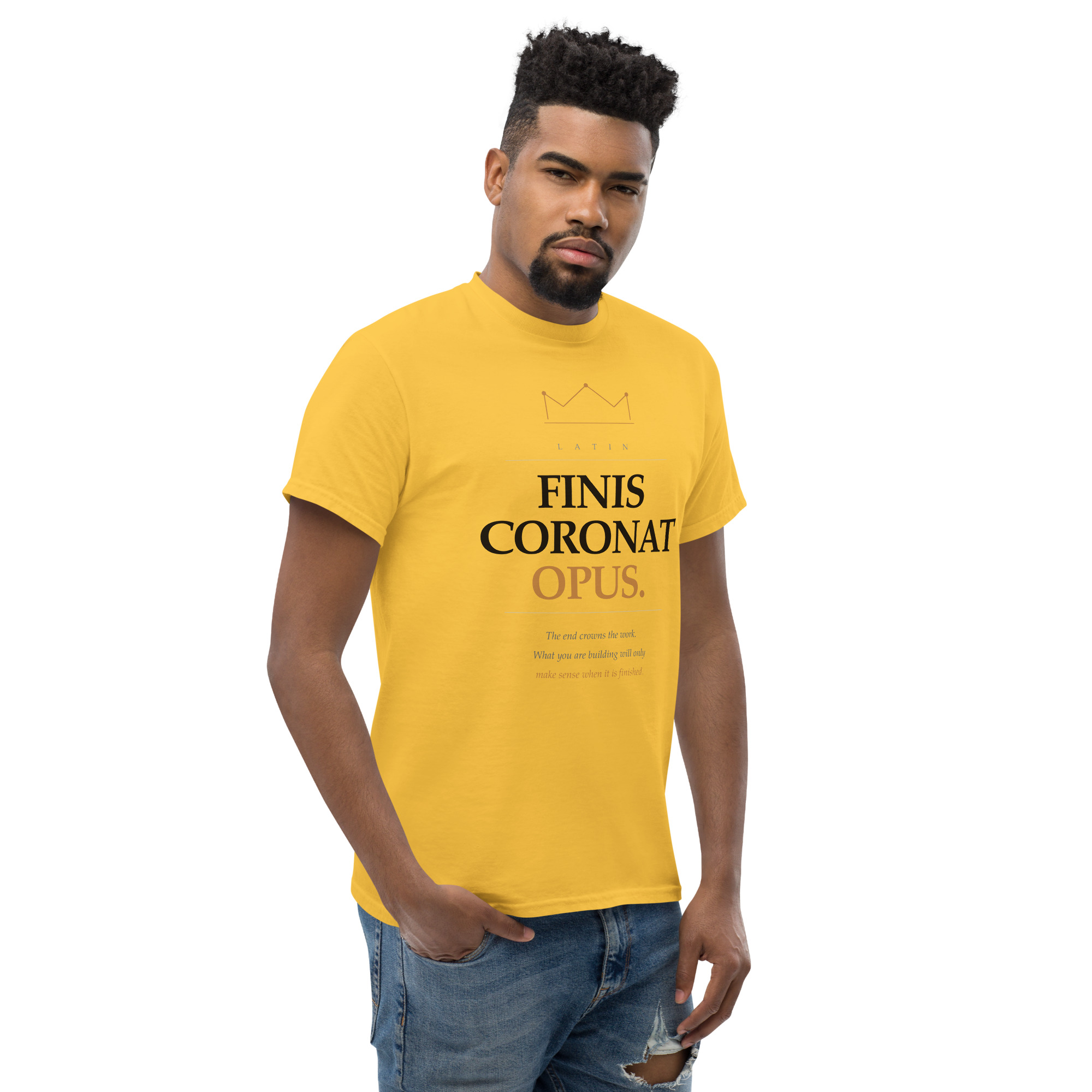 Finis Coronat Unisex classic tee - Image 69