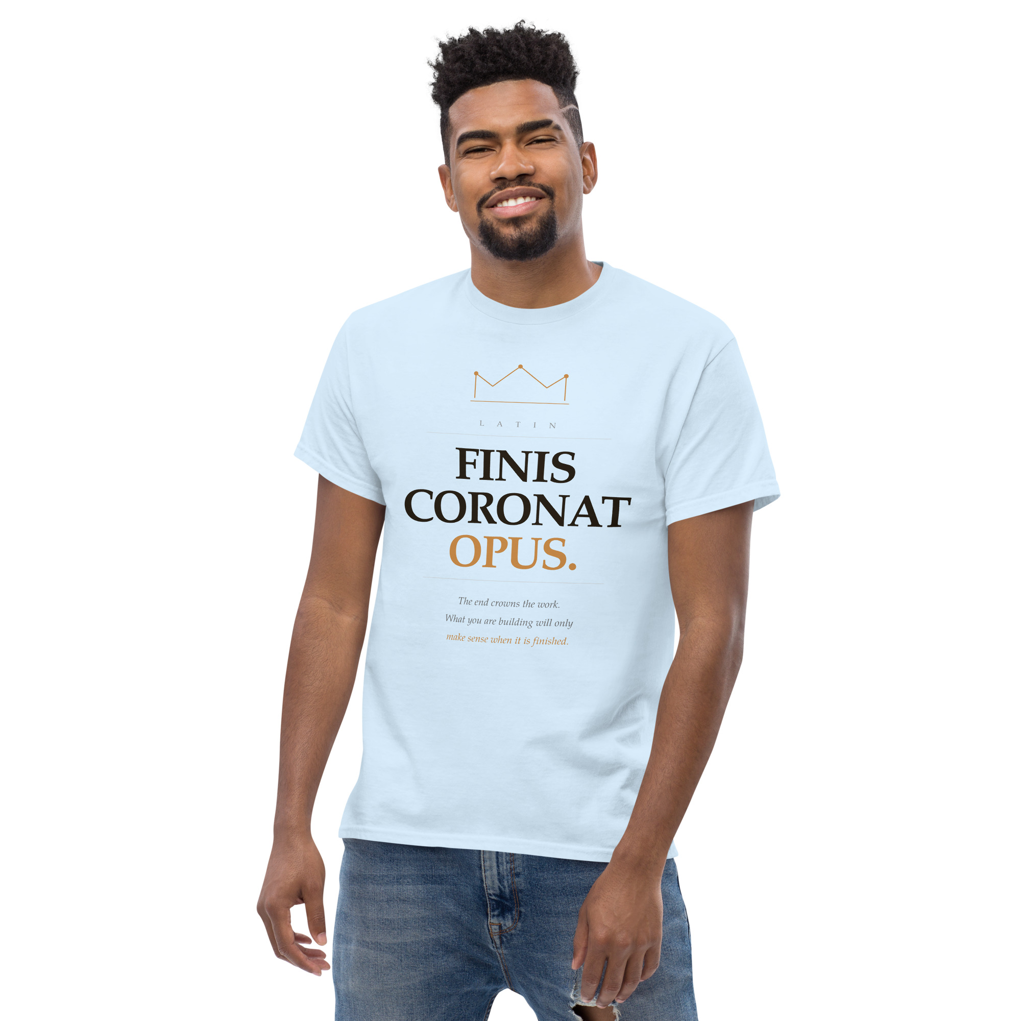 Finis Coronat Unisex classic tee - Image 88