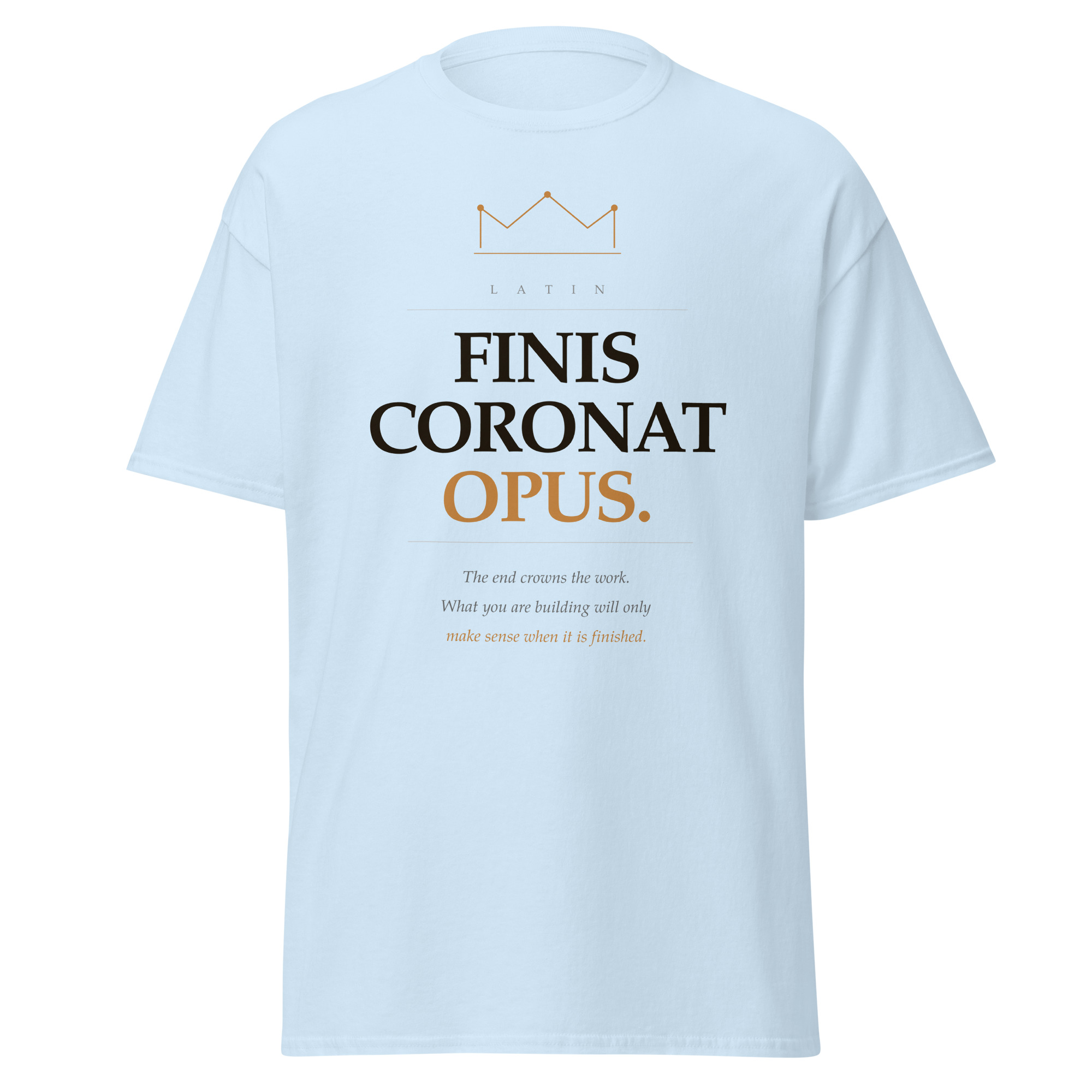 Finis Coronat Unisex classic tee - Image 6