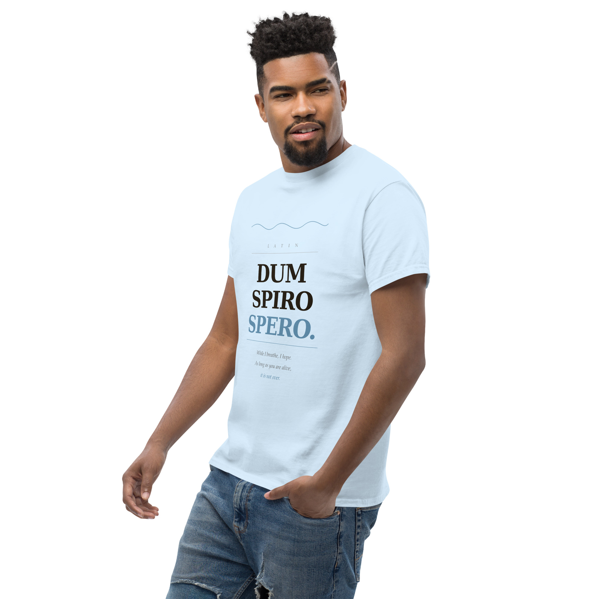 Dum Spiro Spero Unisex classic tee - Image 70