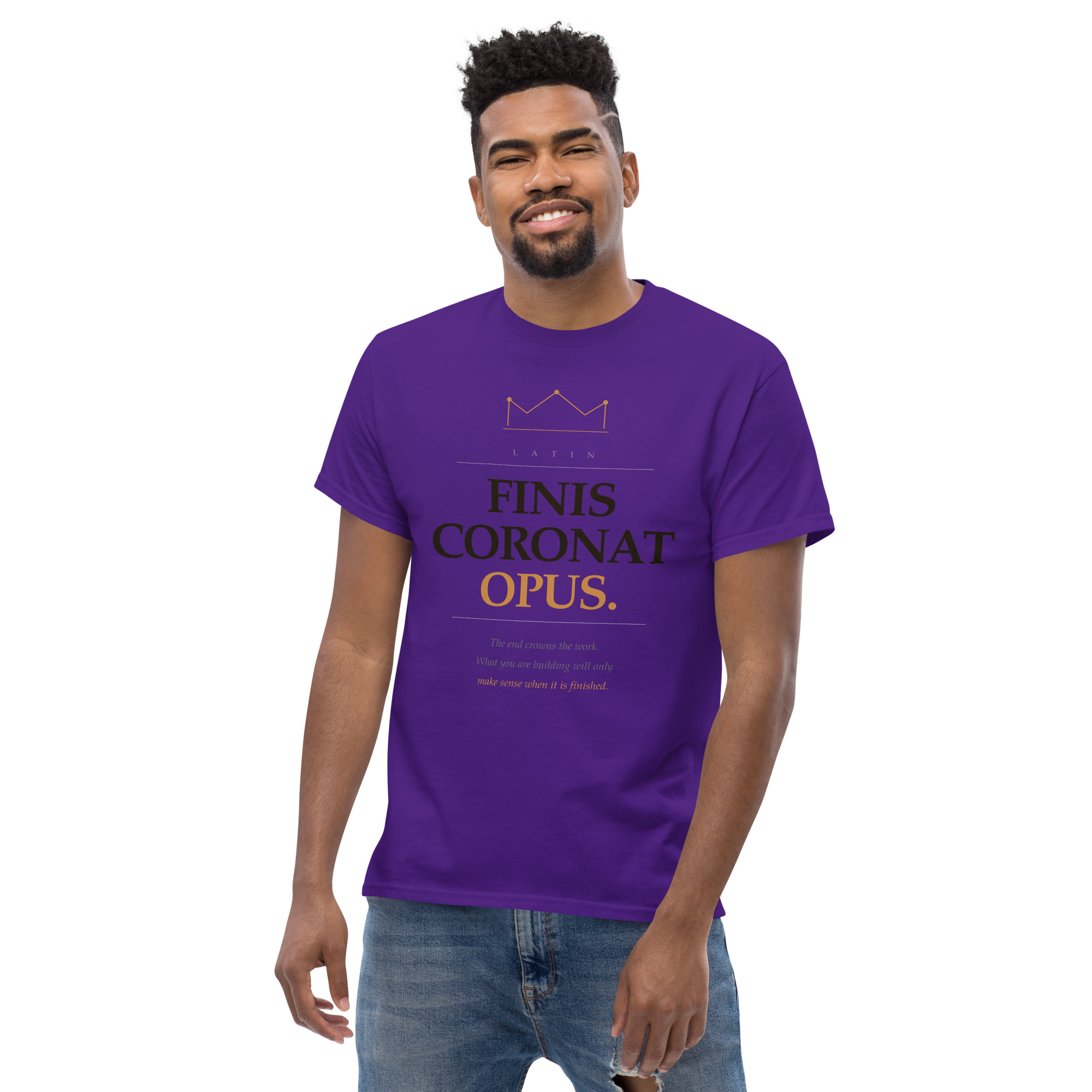 Finis Coronat Unisex classic tee - Image 82