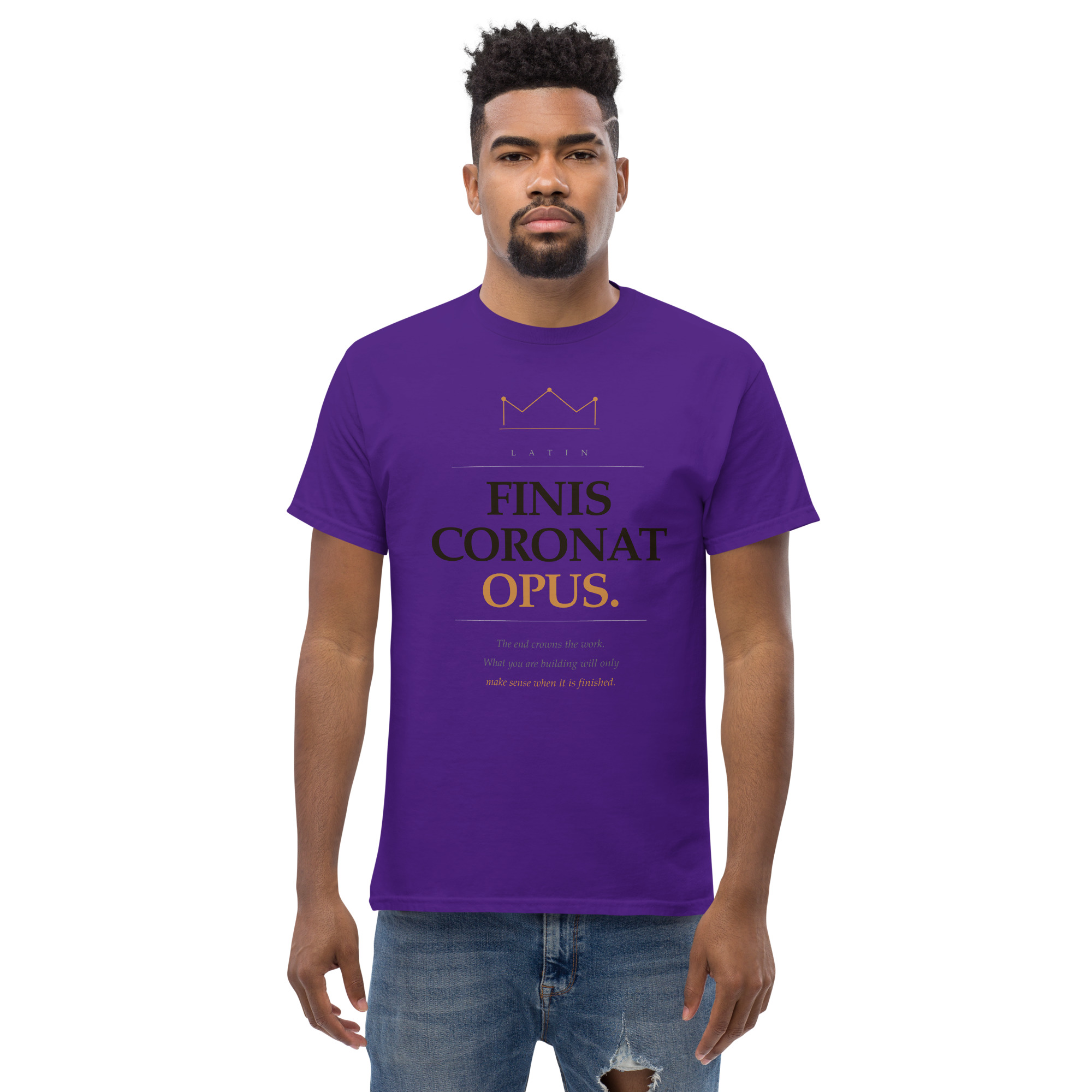 Finis Coronat Unisex classic tee - Image 19