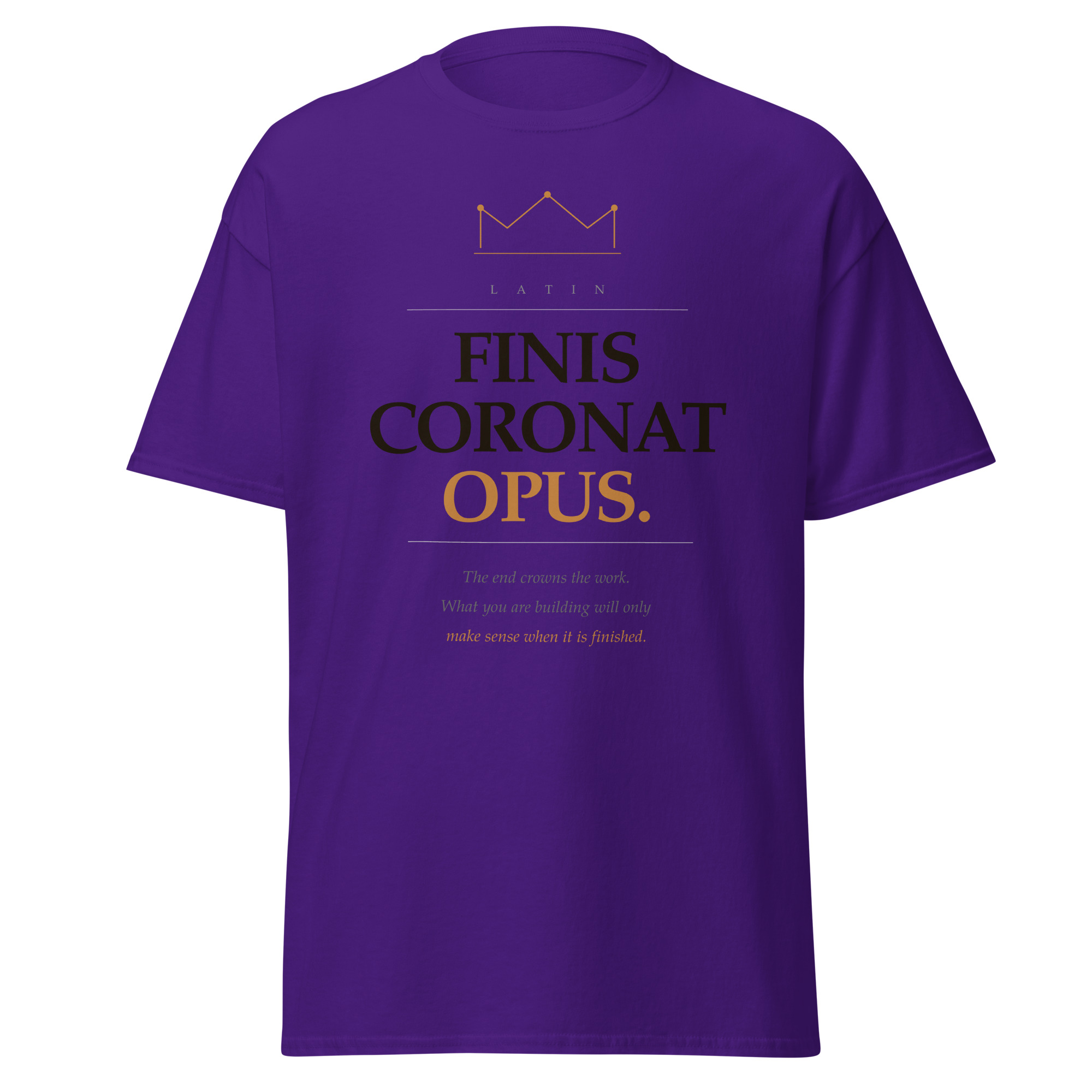 Finis Coronat Unisex classic tee - Image 2