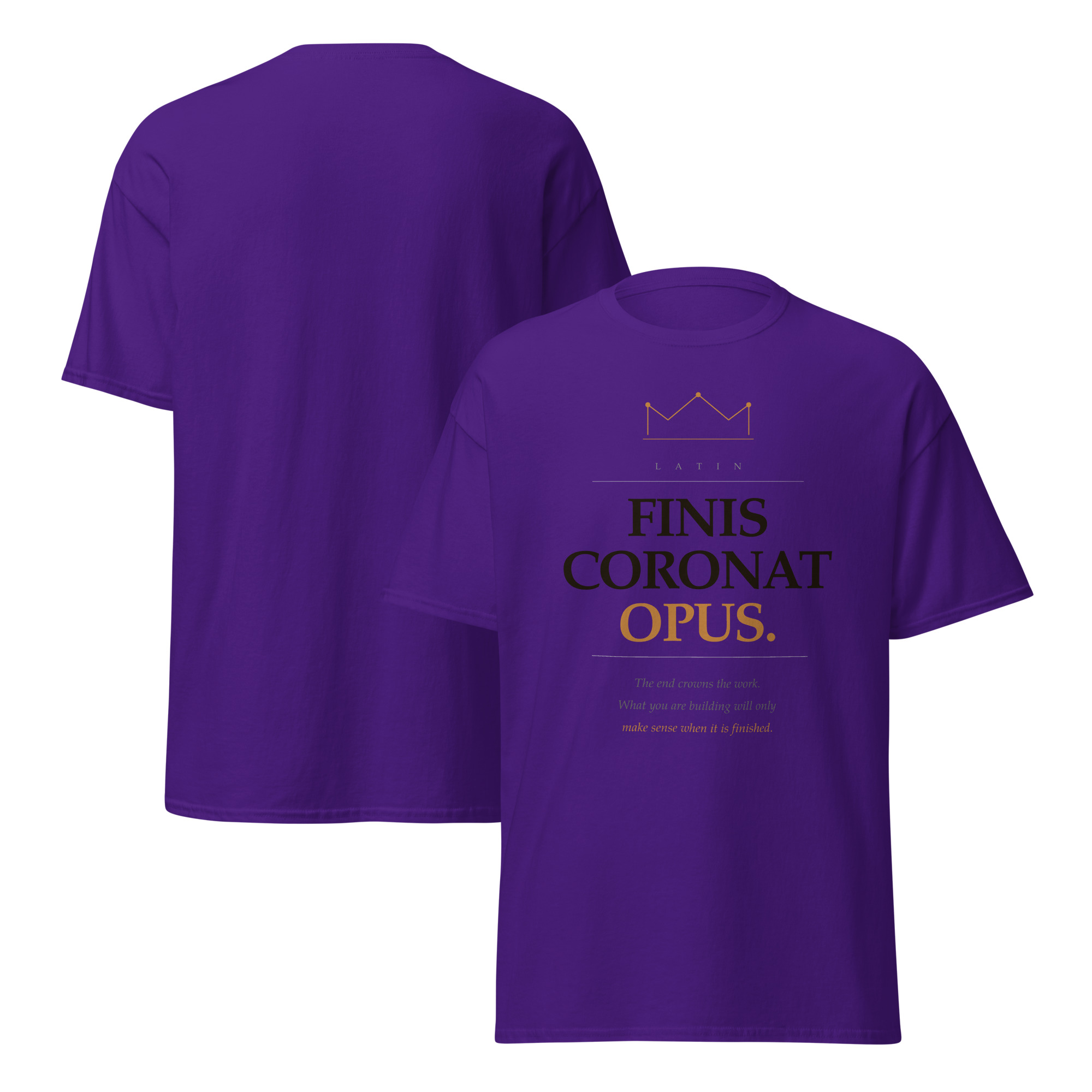 Finis Coronat Unisex classic tee - Image 10