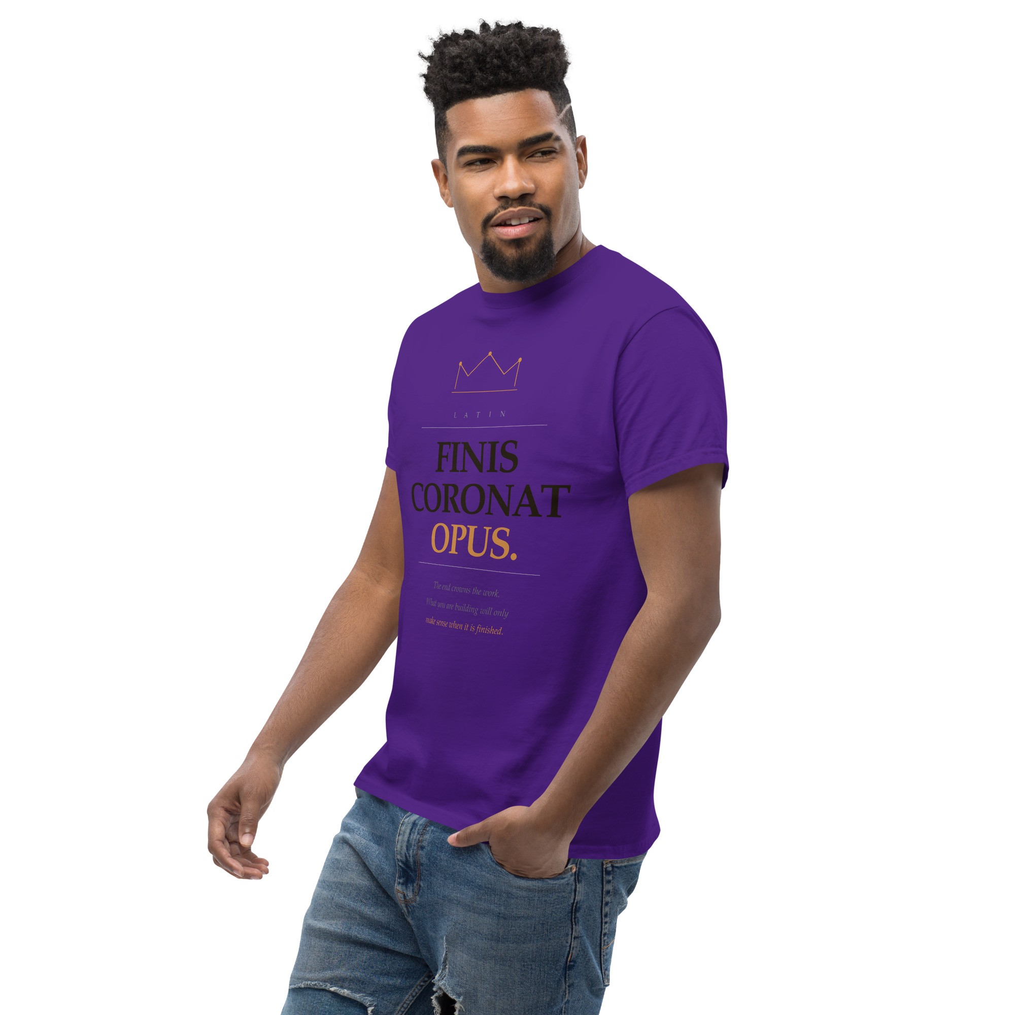 Finis Coronat Unisex classic tee - Image 55