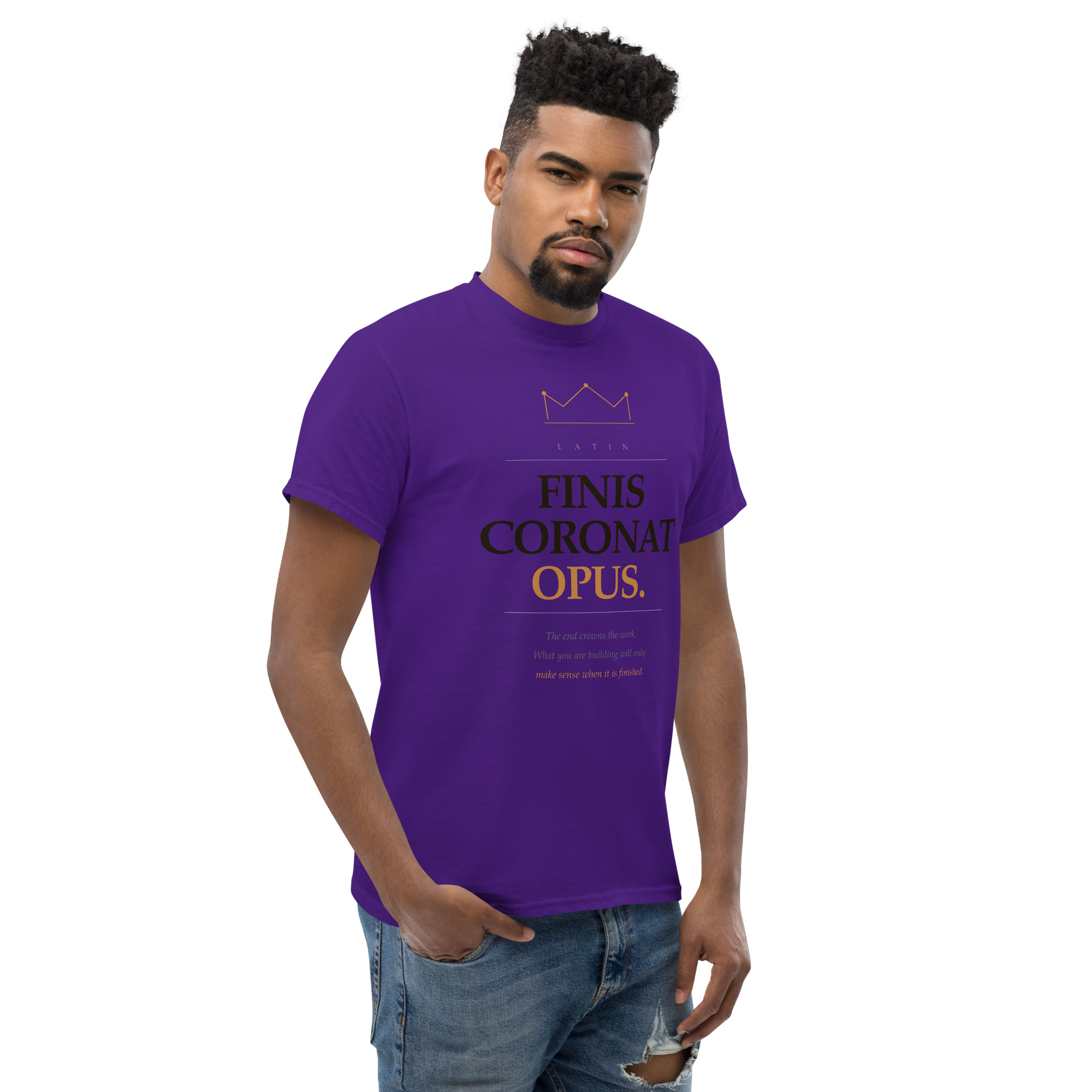 Finis Coronat Unisex classic tee - Image 64