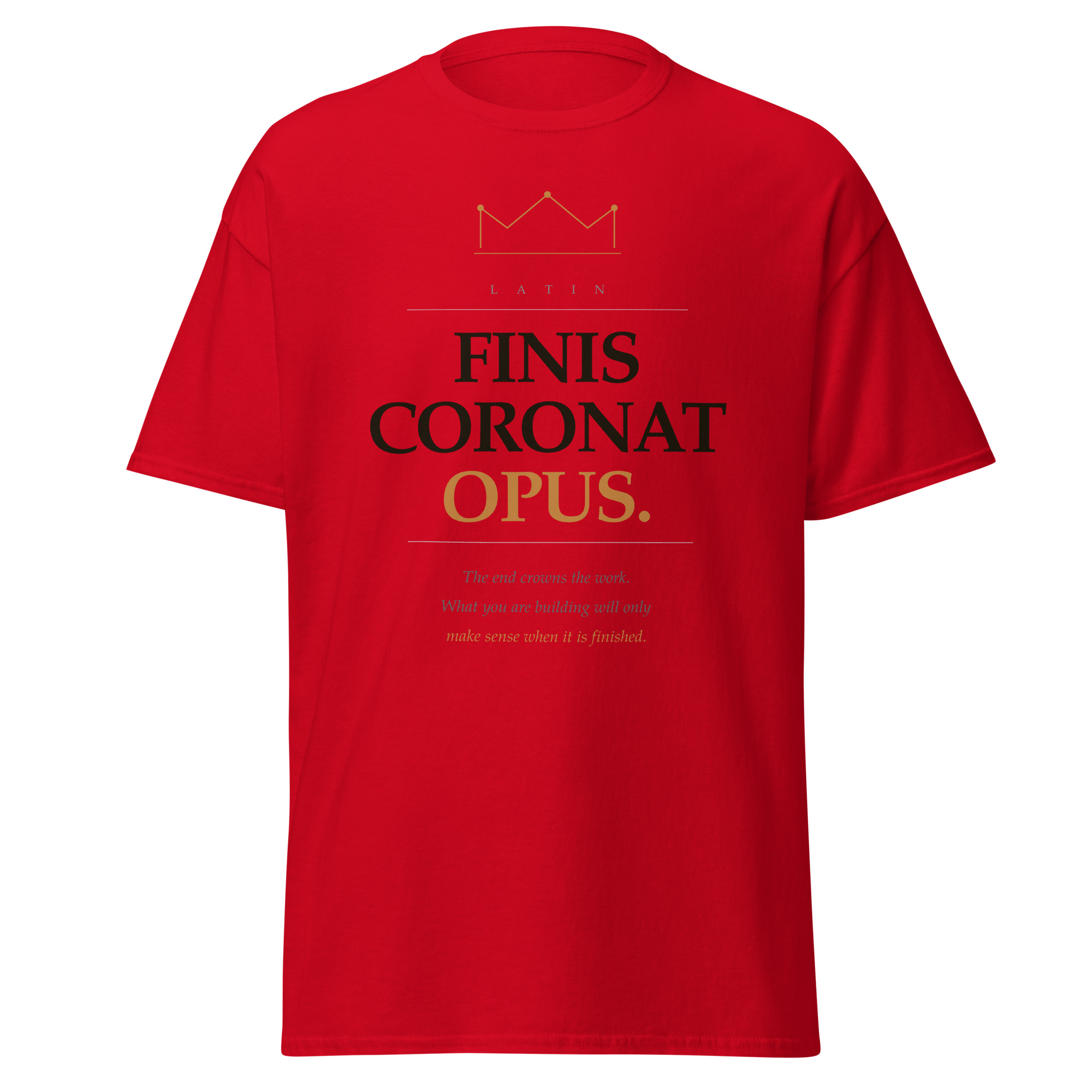 Finis Coronat Unisex classic tee - Image 3
