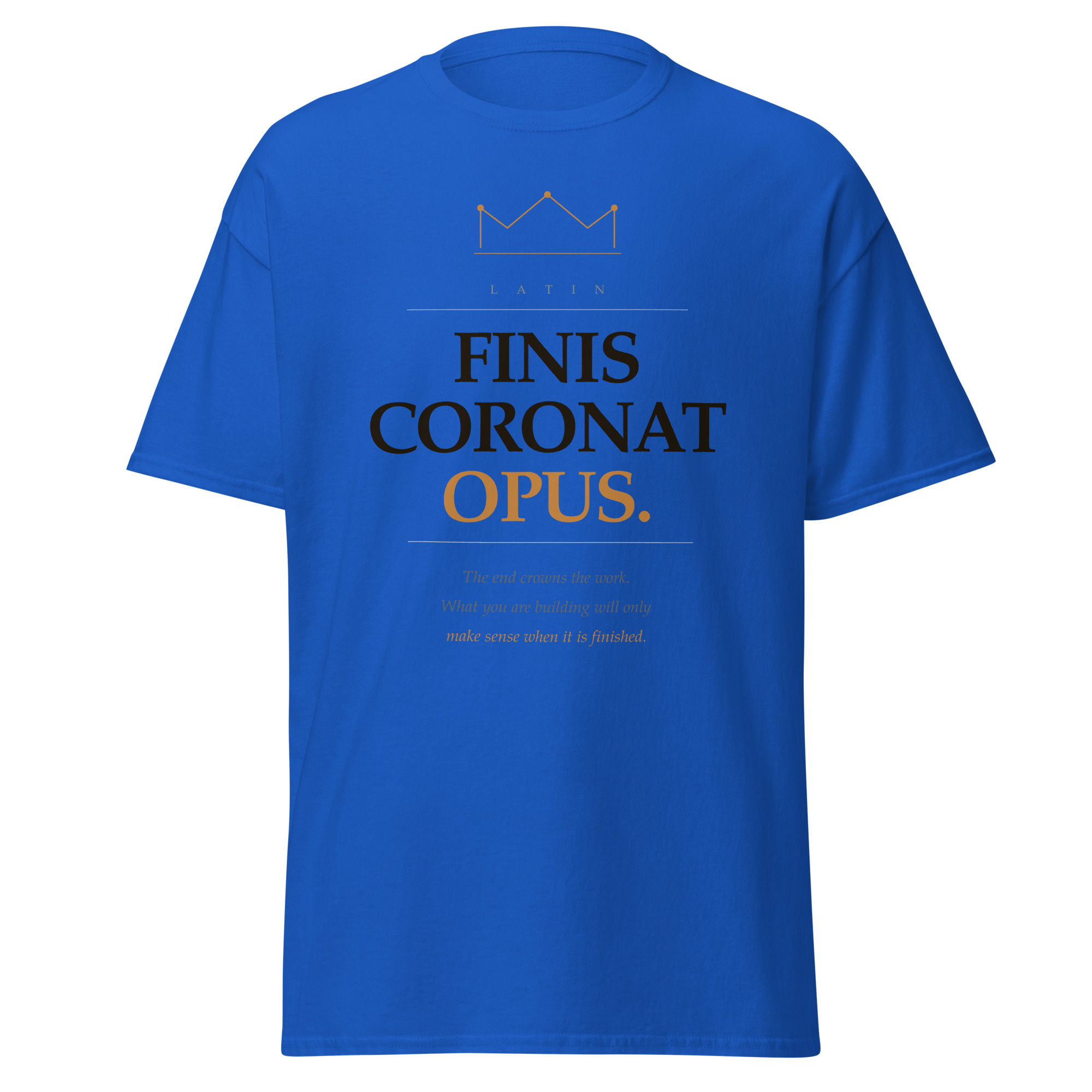 Finis Coronat Unisex classic tee - Image 4
