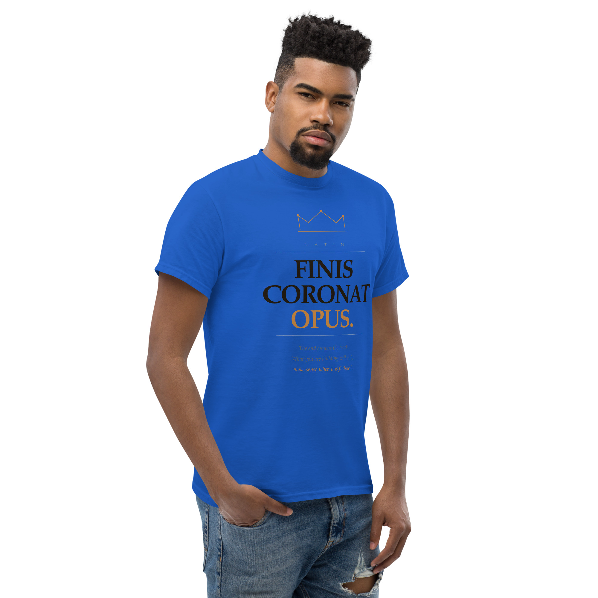 Finis Coronat Unisex classic tee - Image 66