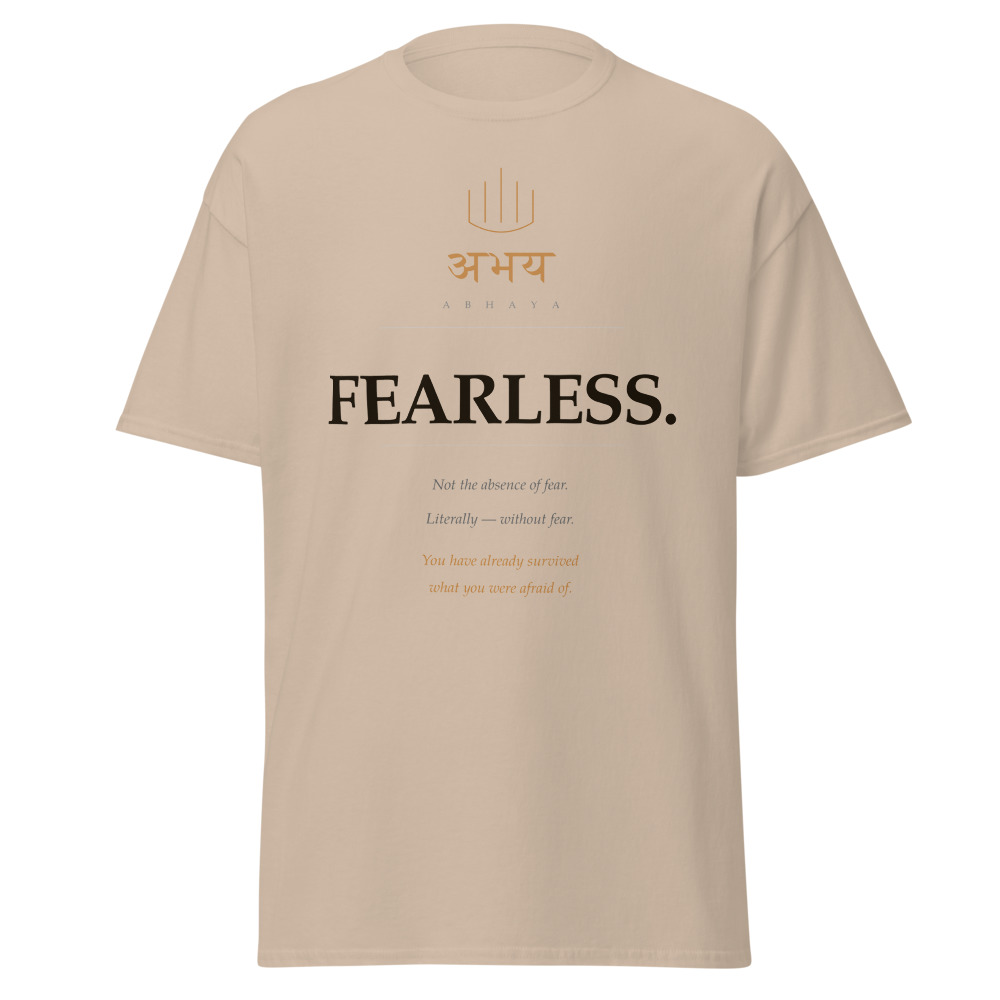 "Abhaya." Unisex Tee