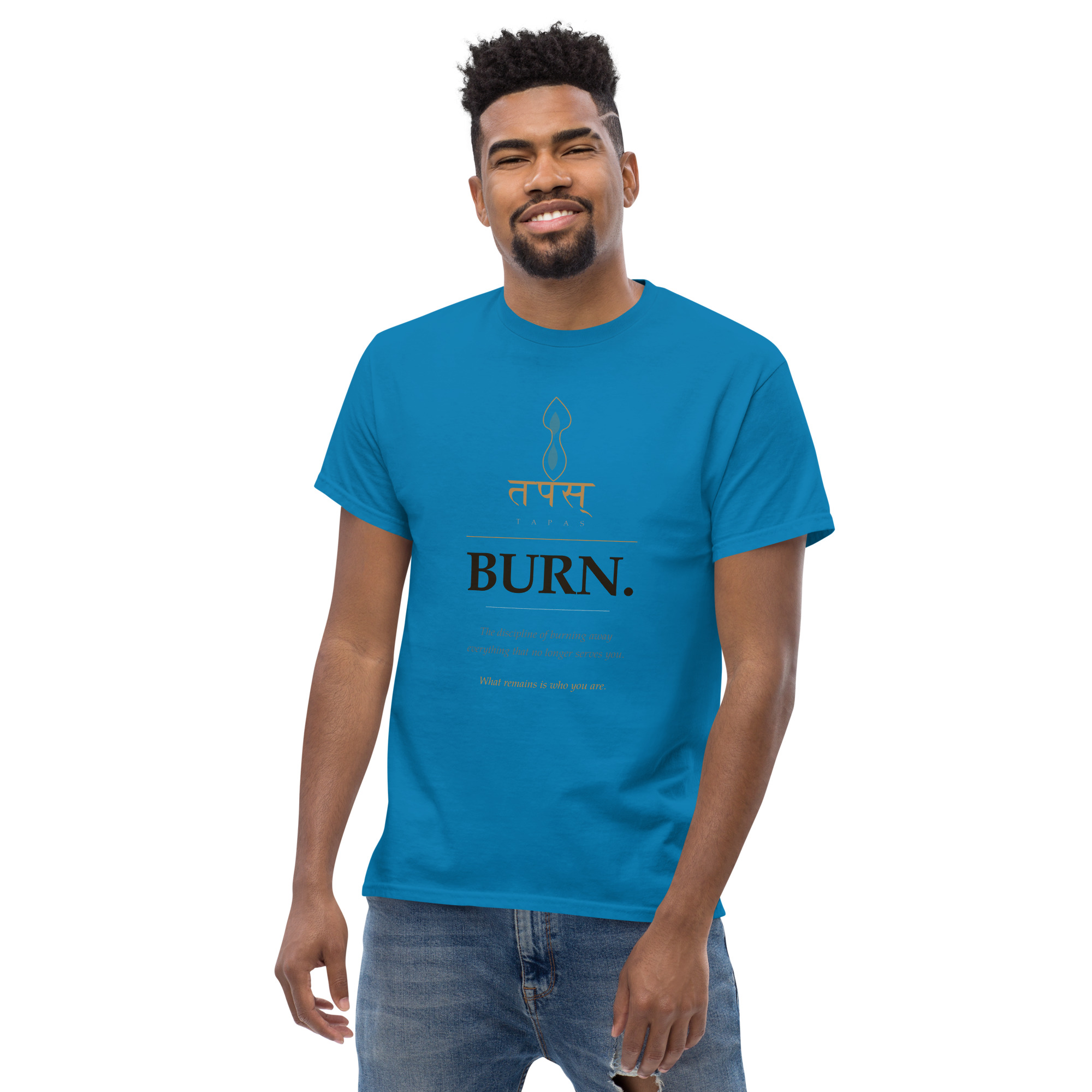 Burn Unisex classic tee - Image 59