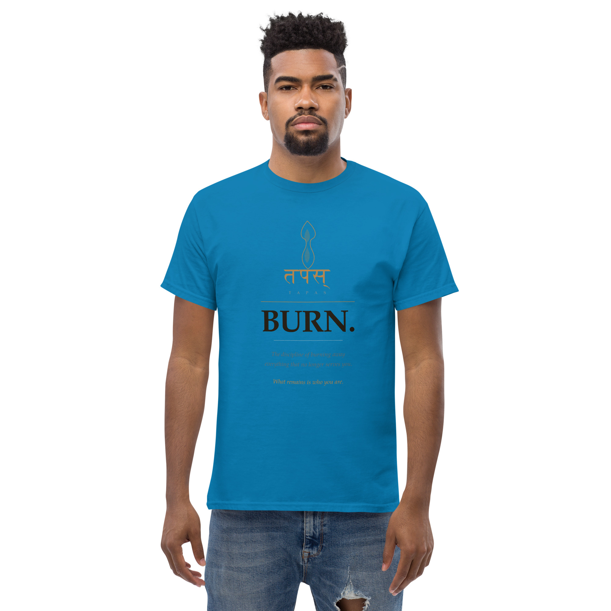 Burn Unisex classic tee - Image 10