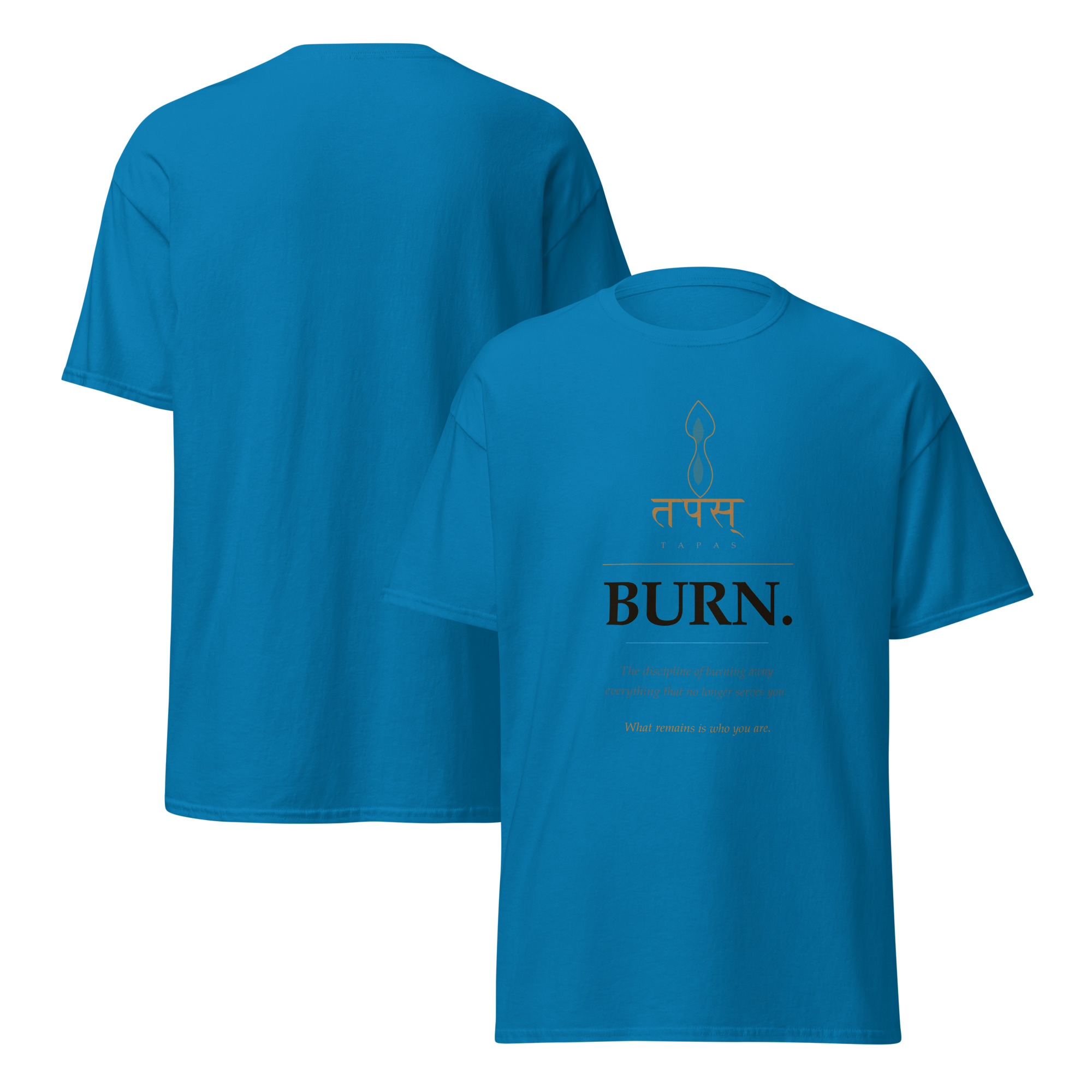 Burn Unisex classic tee - Image 3