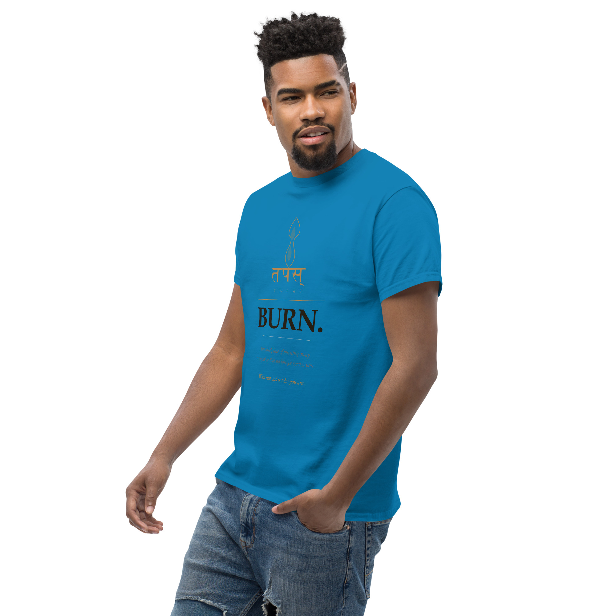 Burn Unisex classic tee - Image 38