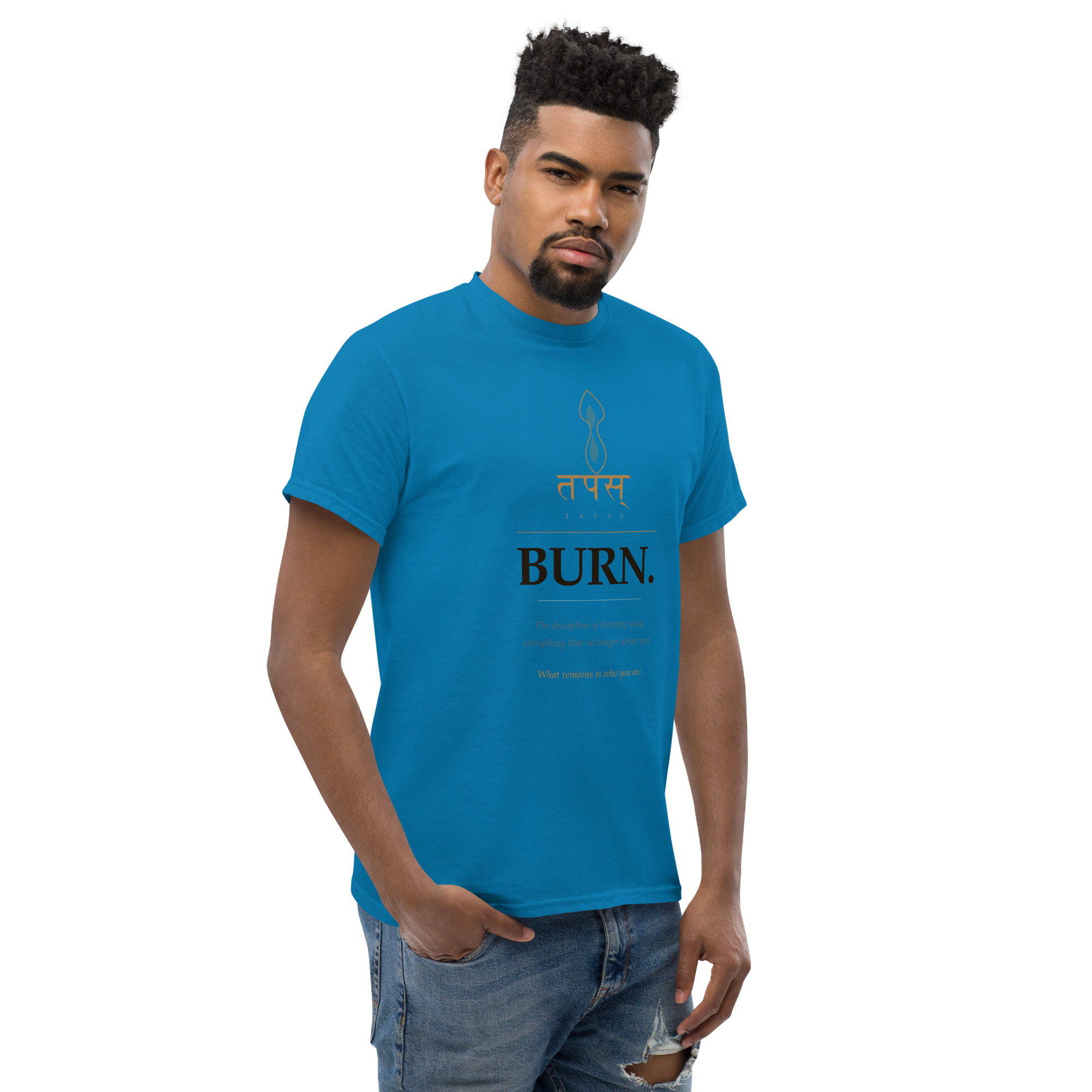 Burn Unisex classic tee - Image 45