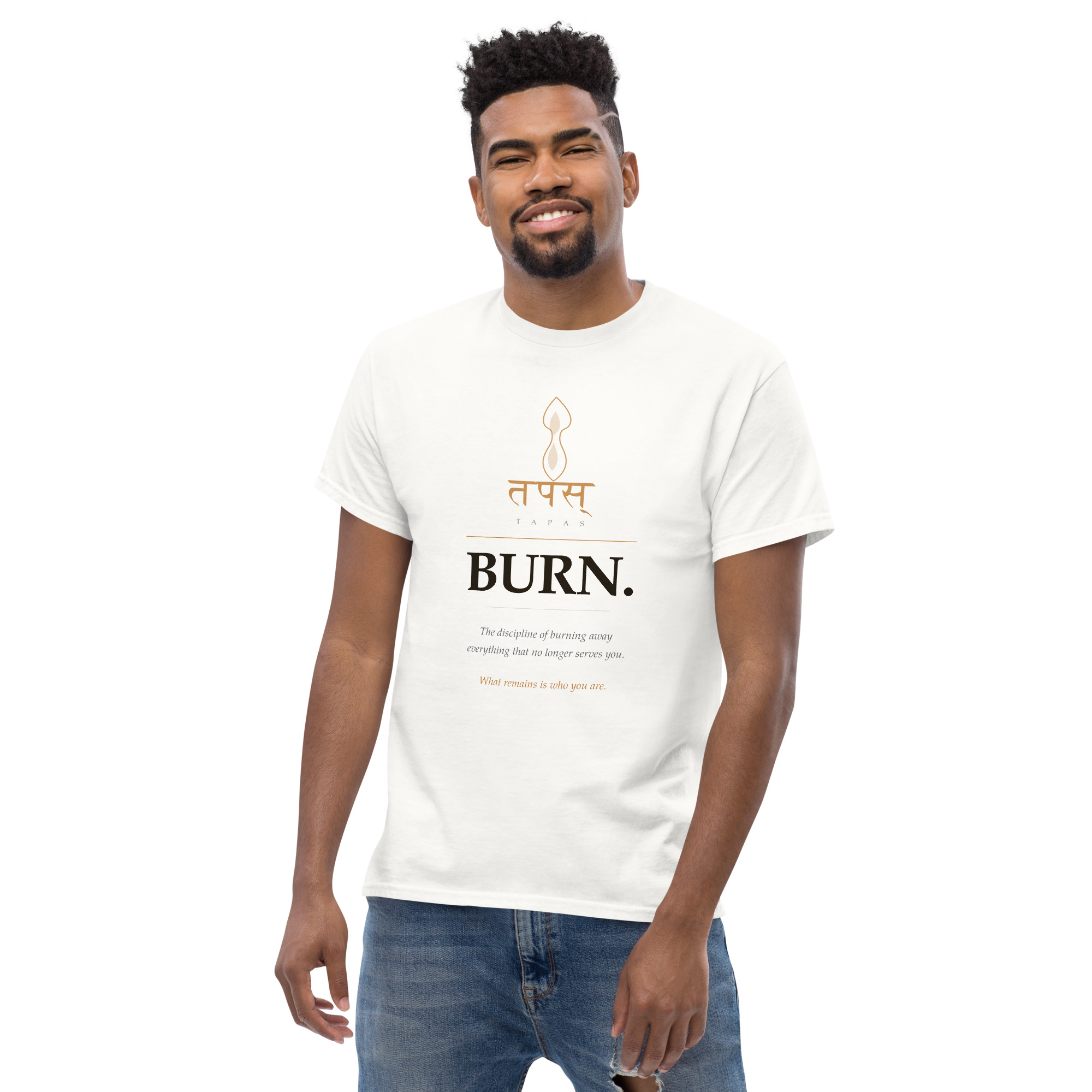 Burn Unisex classic tee - Image 64
