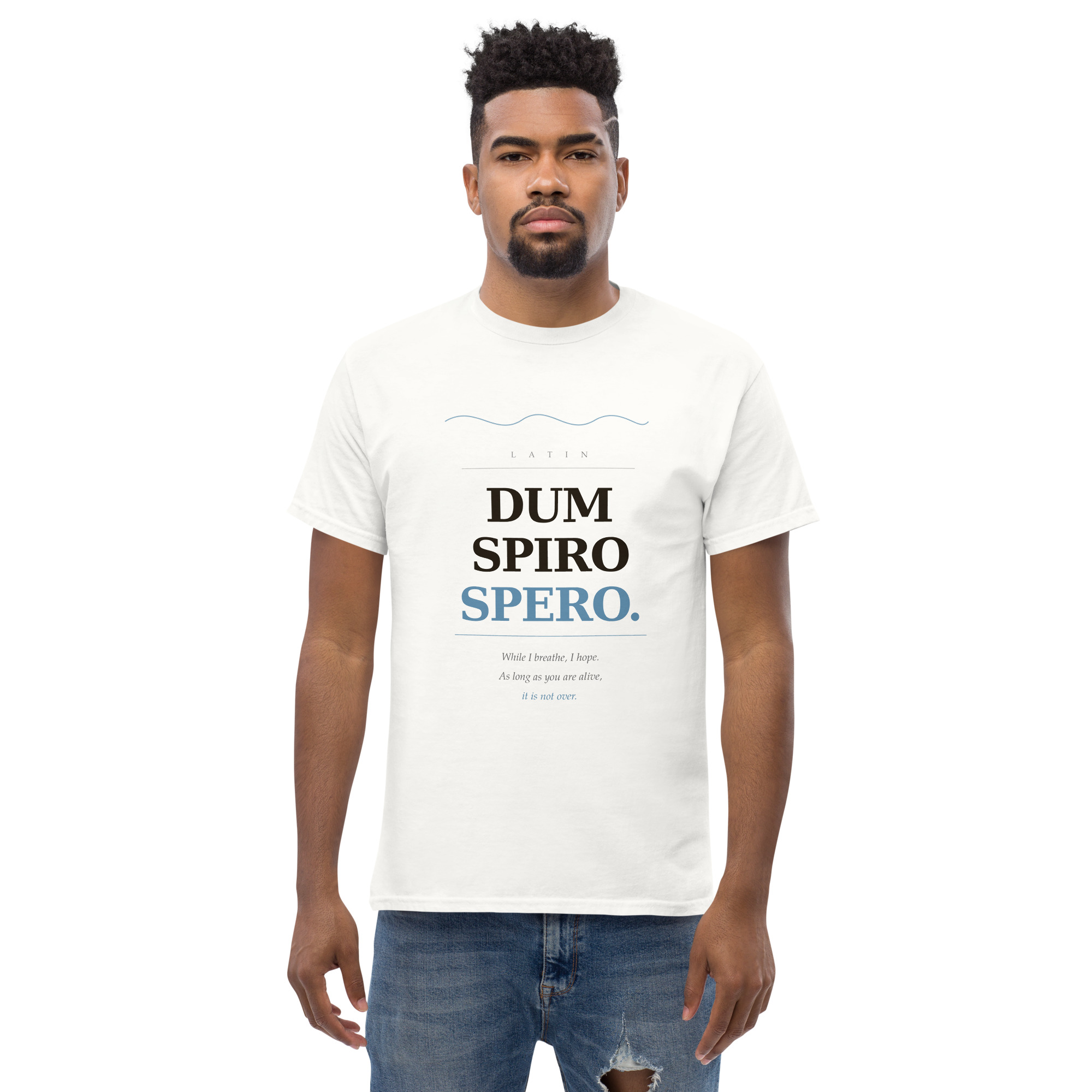 Dum Spiro Spero Unisex classic tee - Image 40