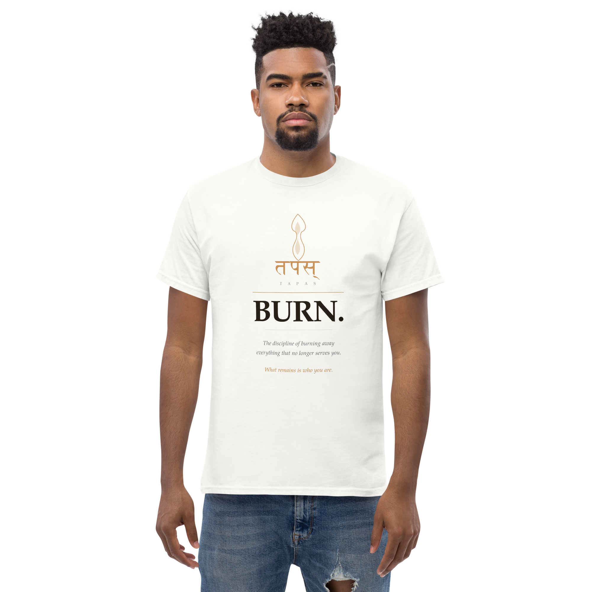Burn Unisex classic tee - Image 15