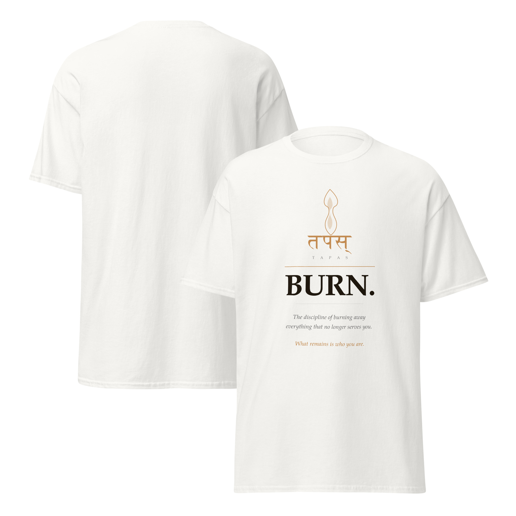 Burn Unisex classic tee - Image 8