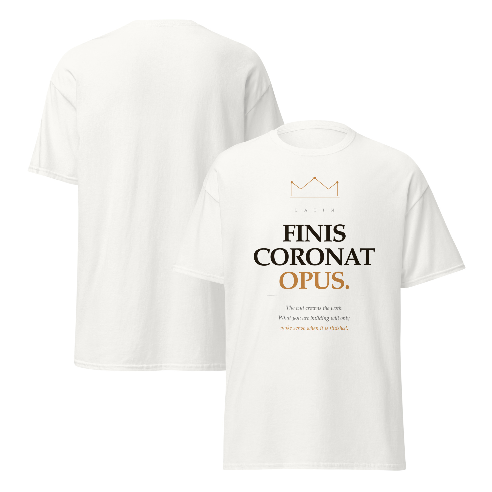 Finis Coronat Unisex classic tee - Image 18