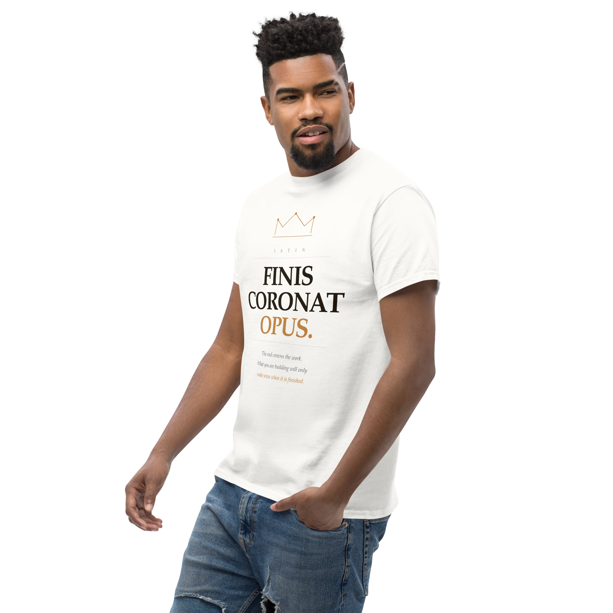 Finis Coronat Unisex classic tee - Image 63