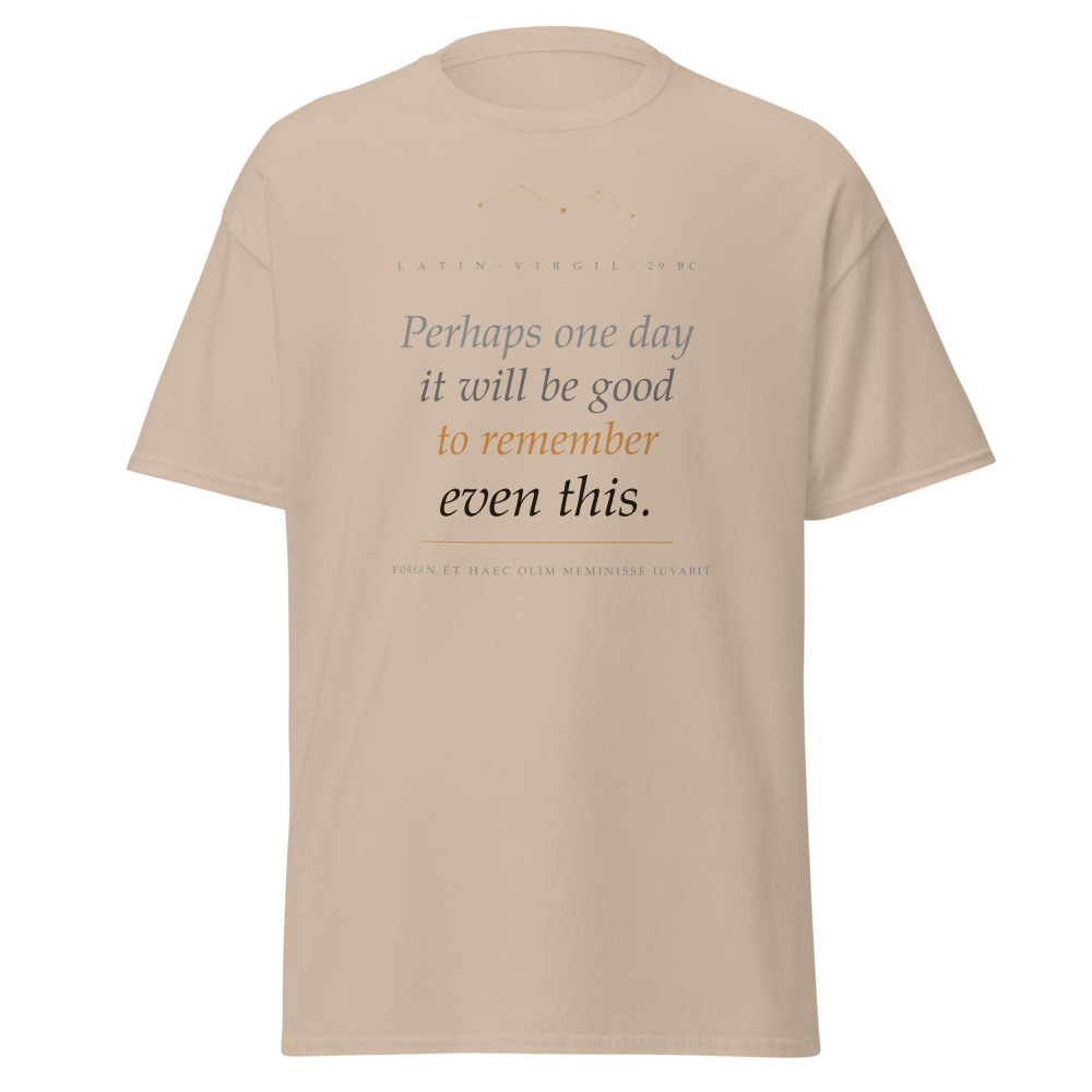 "Forsan et Haec." Unisex Tee - Image 2