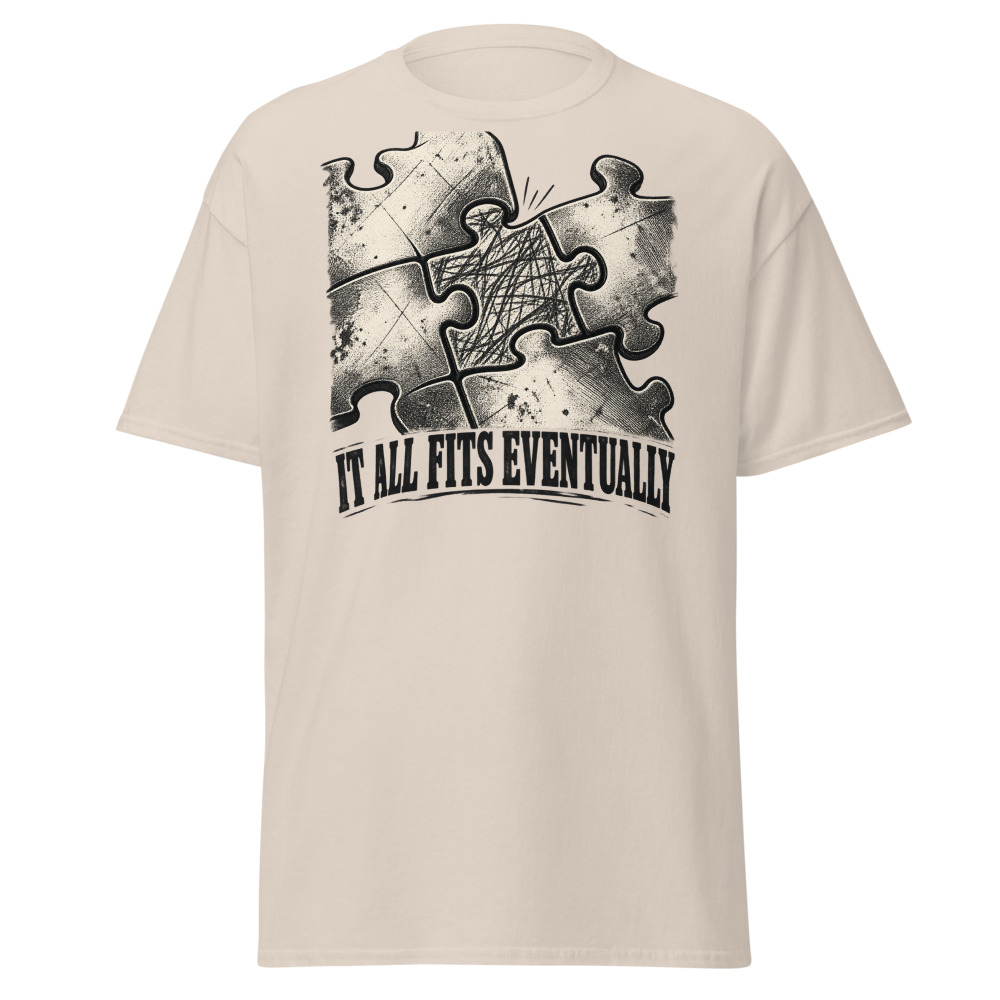 "It All Fits Eventually" Puzzle Tee - Image 2
