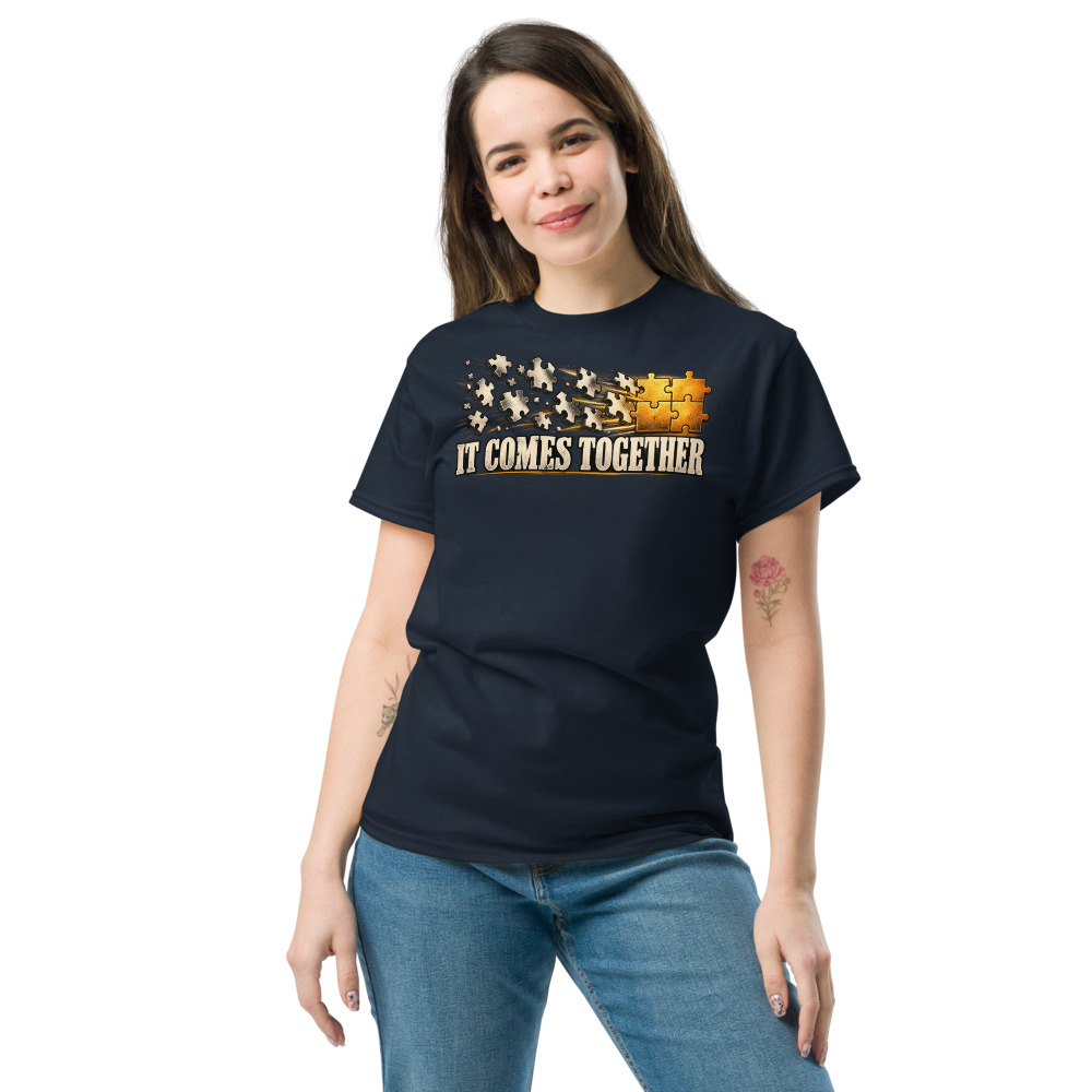 "It Comes Together" Puzzle Tee - Image 3